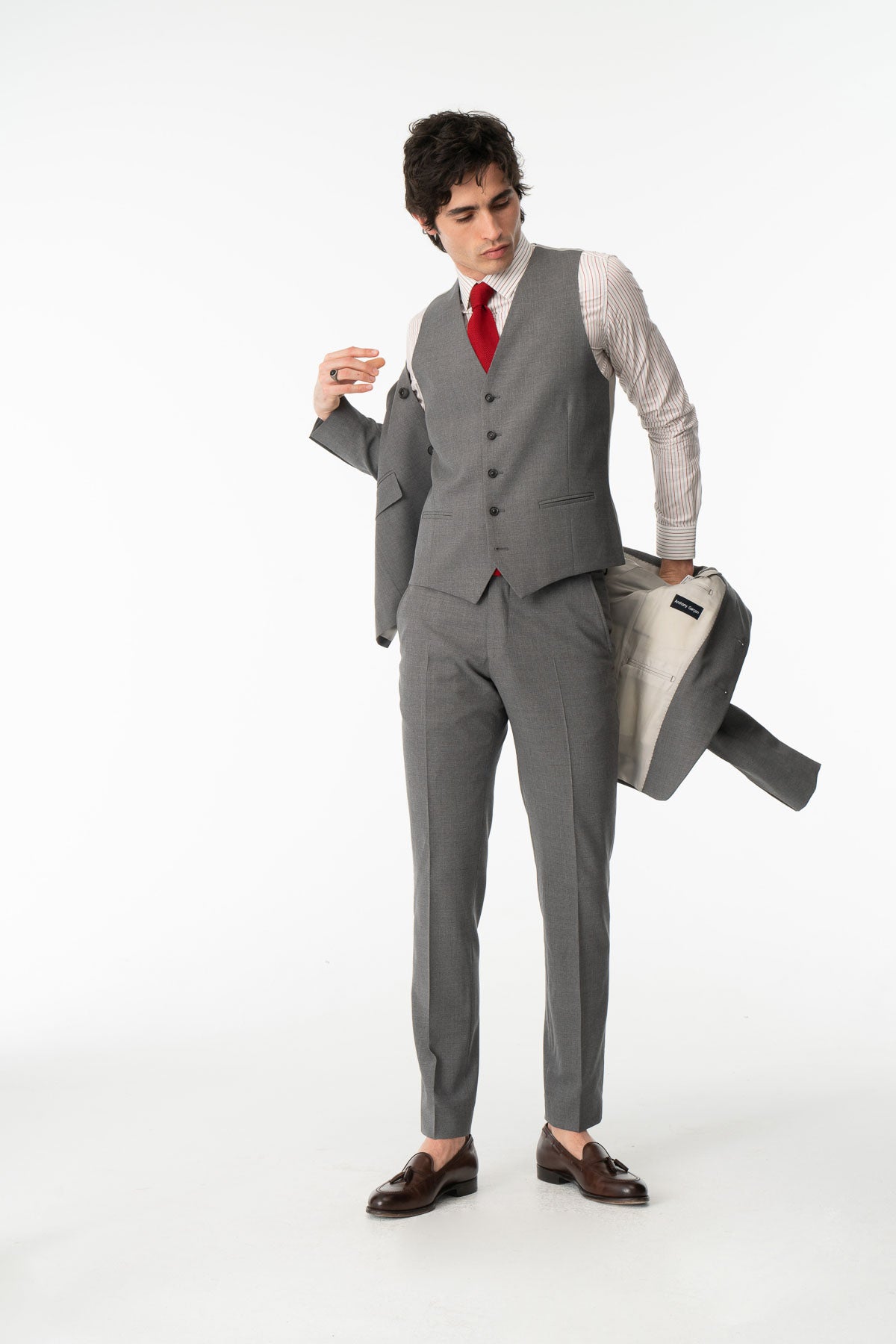 Costume Lupin Gris Clair