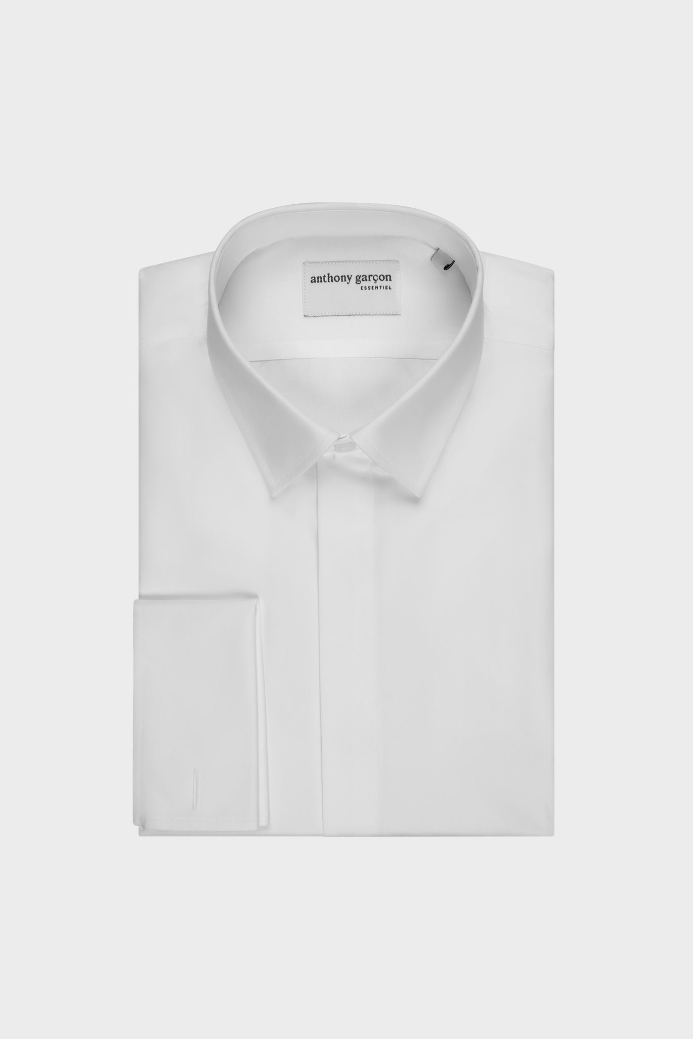 Chemise Regular Mousquetaire Cach Blanc col français