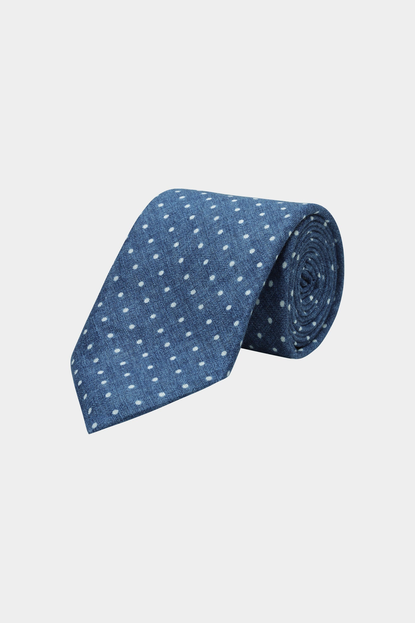 Cravate Pompei Navy Lin