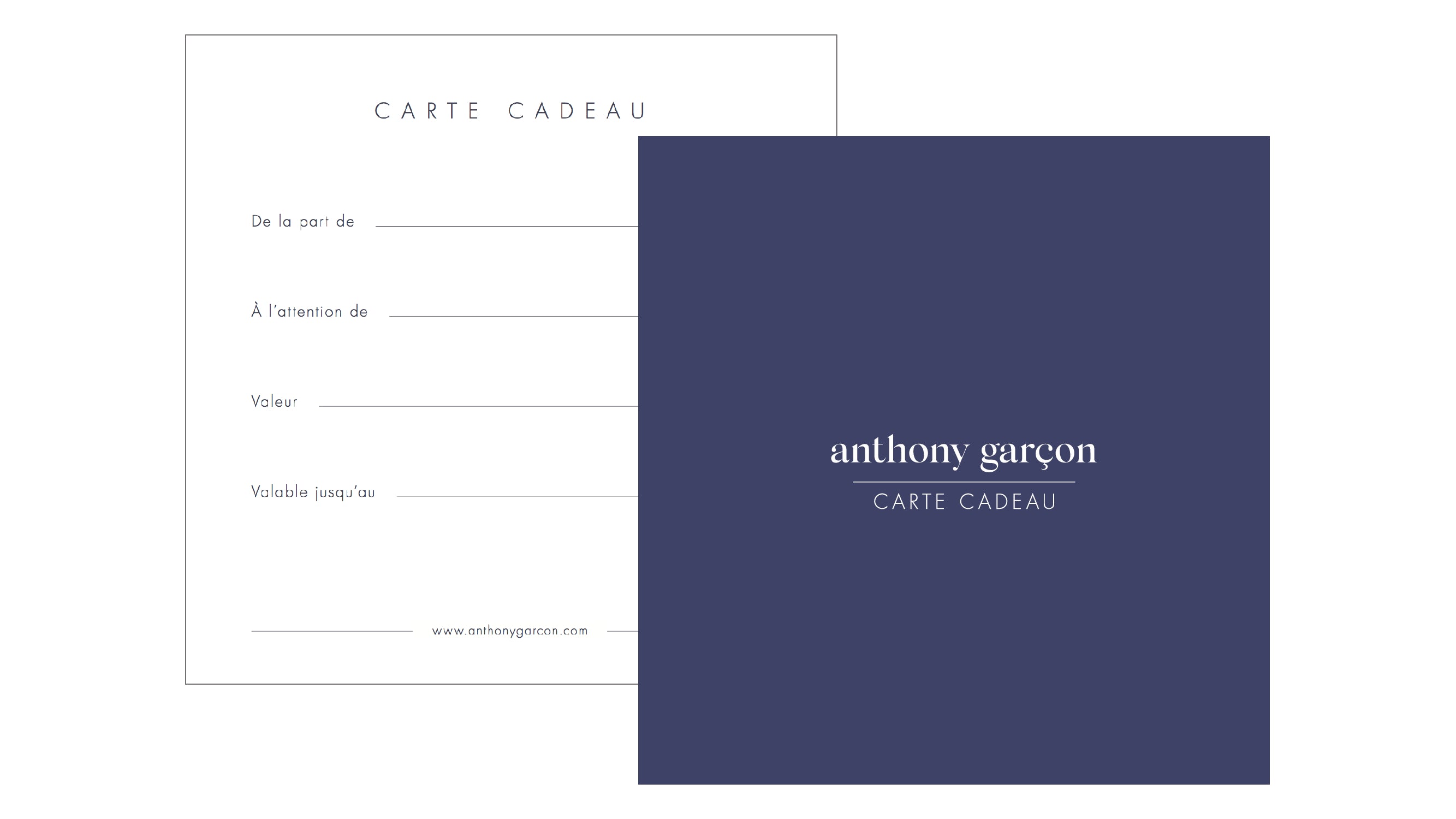 Carte cadeau Site internet