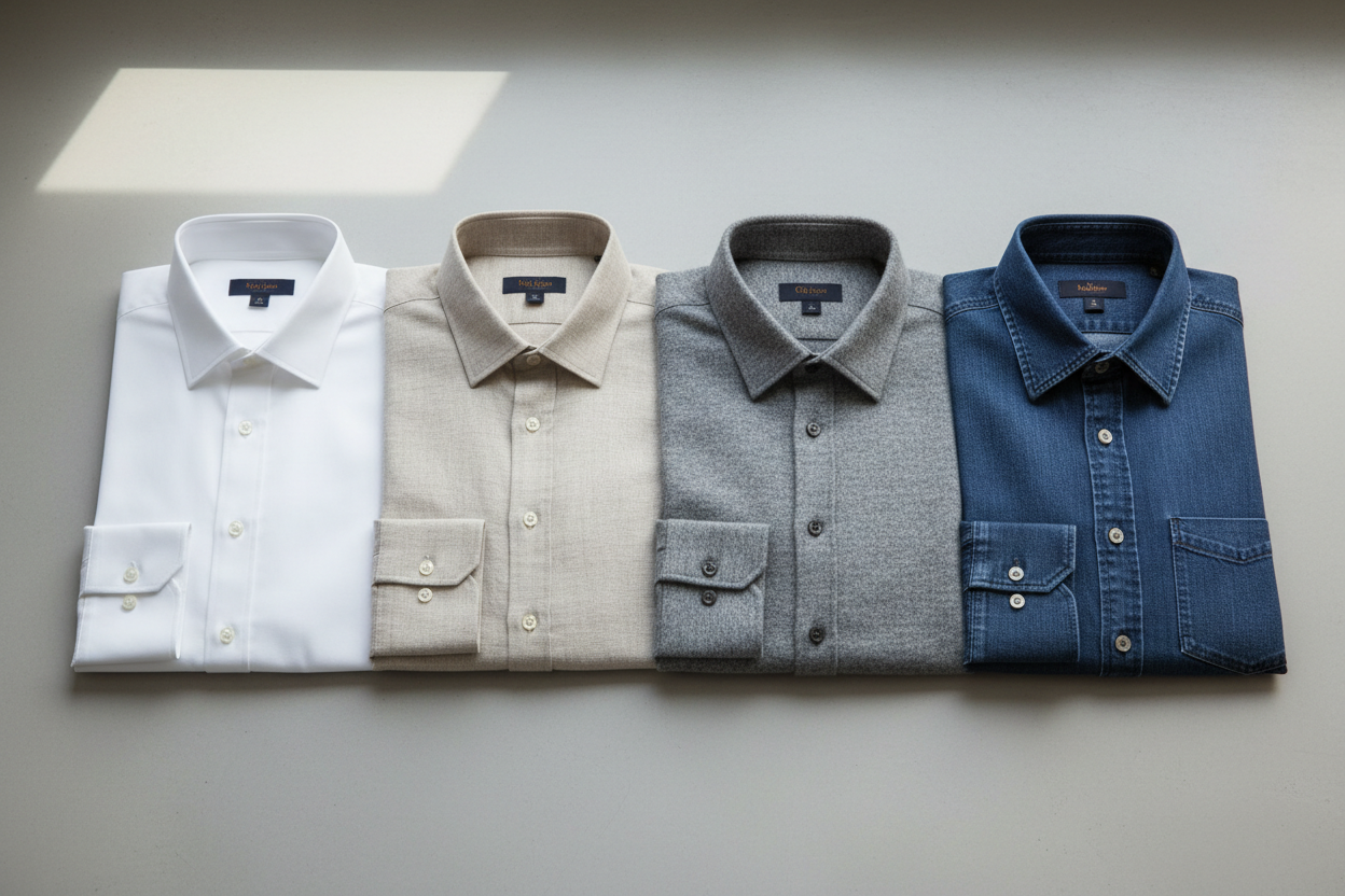 Matières chemise homme : coton, lin, flanelle… comment choisir ?