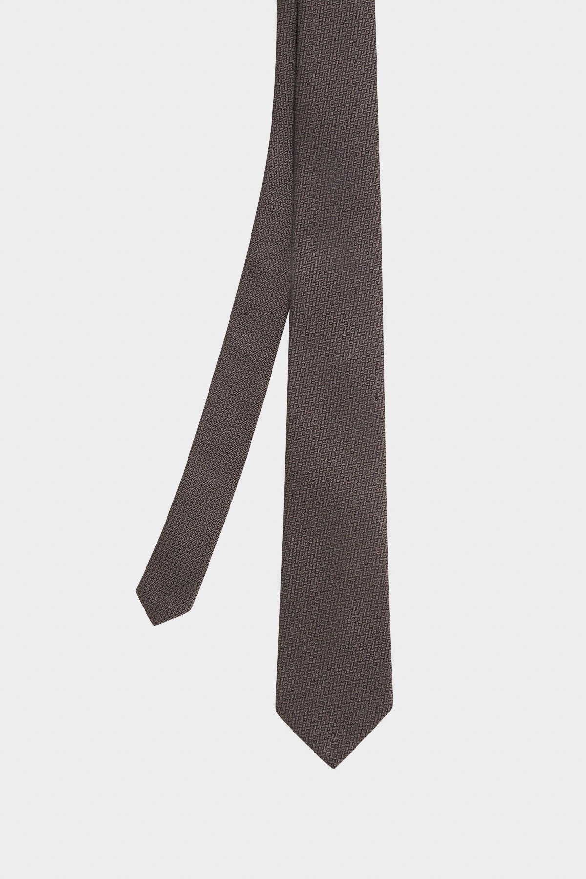 Cravate Cannage en laine et soie