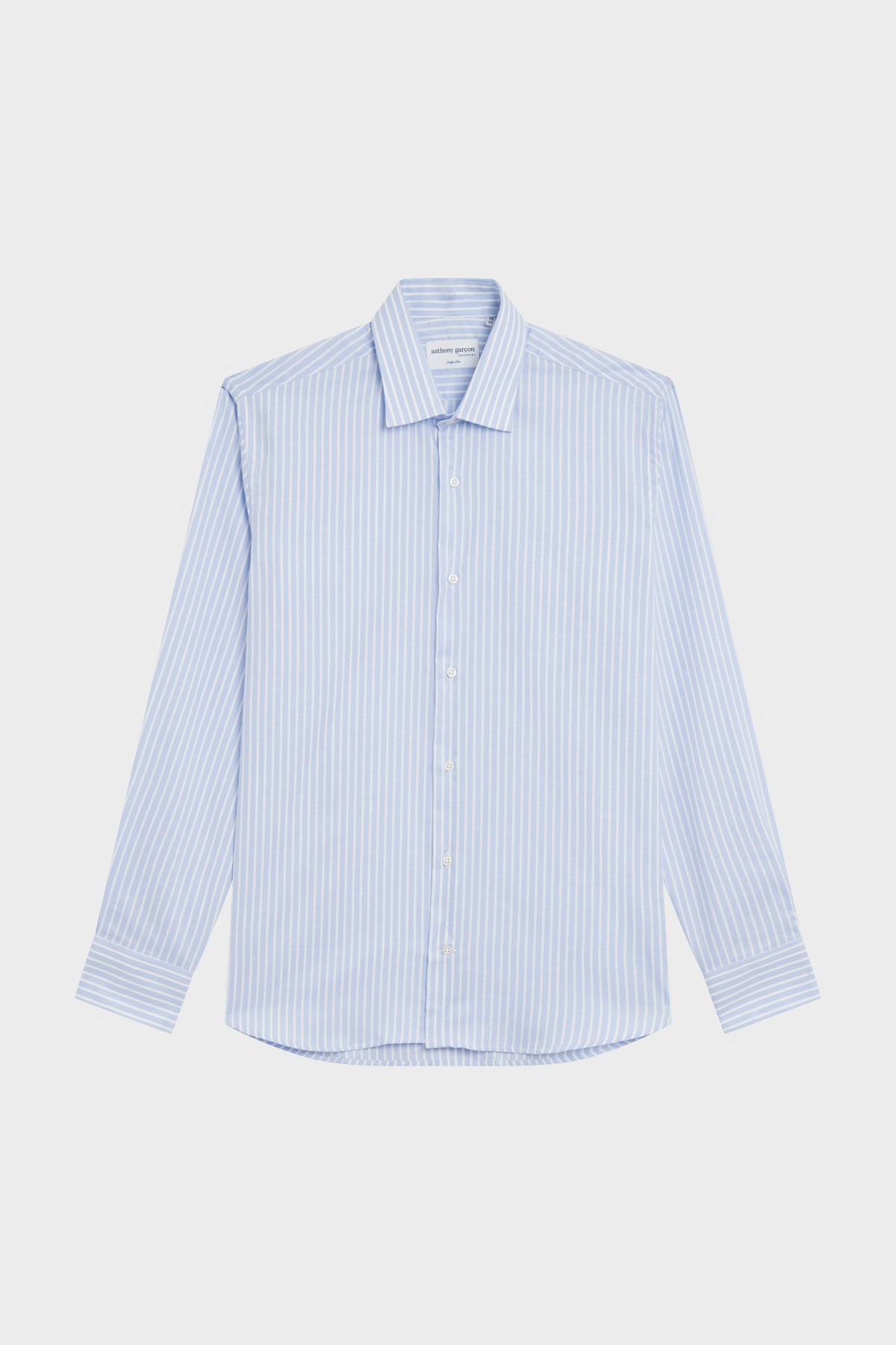 Chemise slim Luton col français en coton