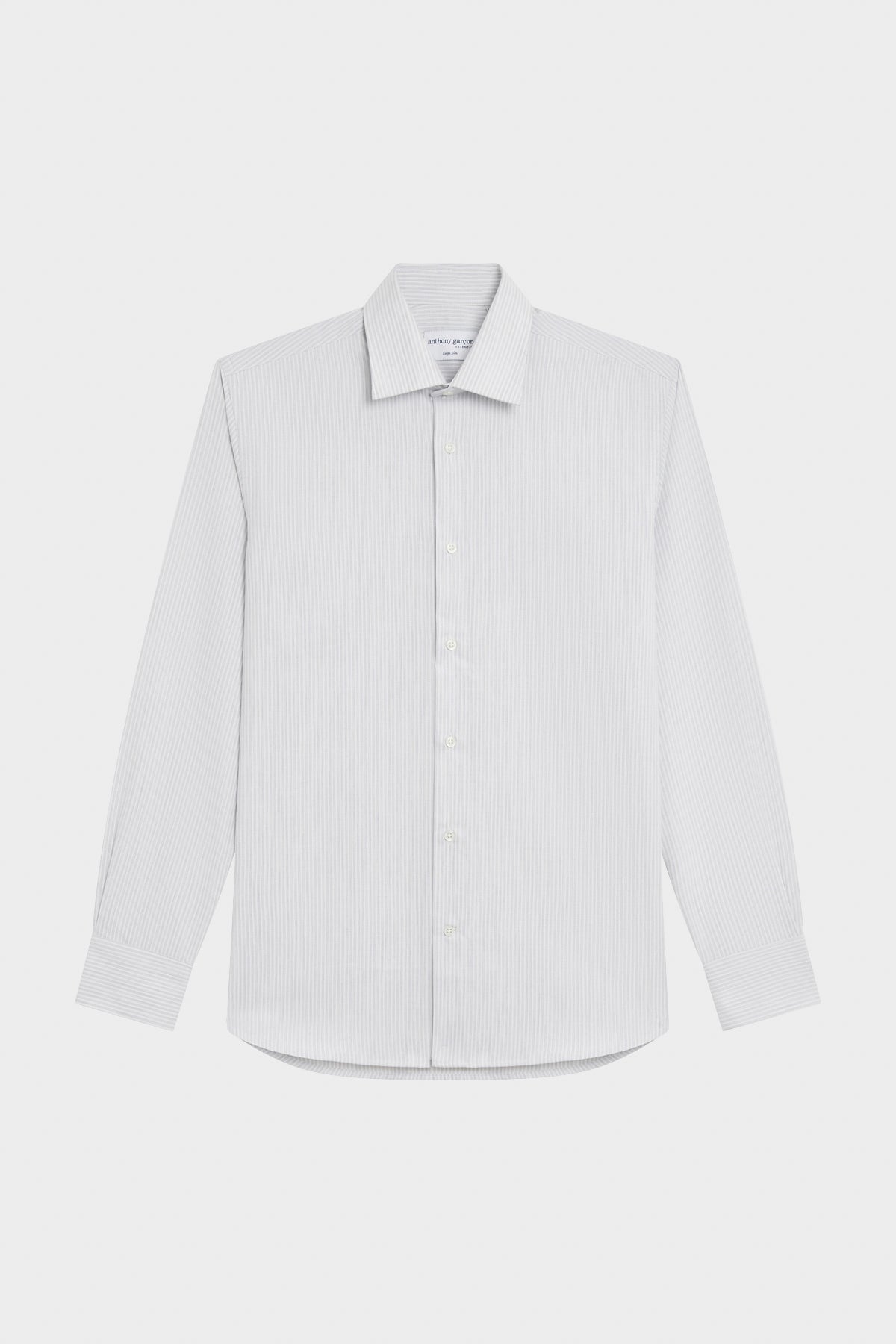 Chemise slim Yoga col français en coton oxford