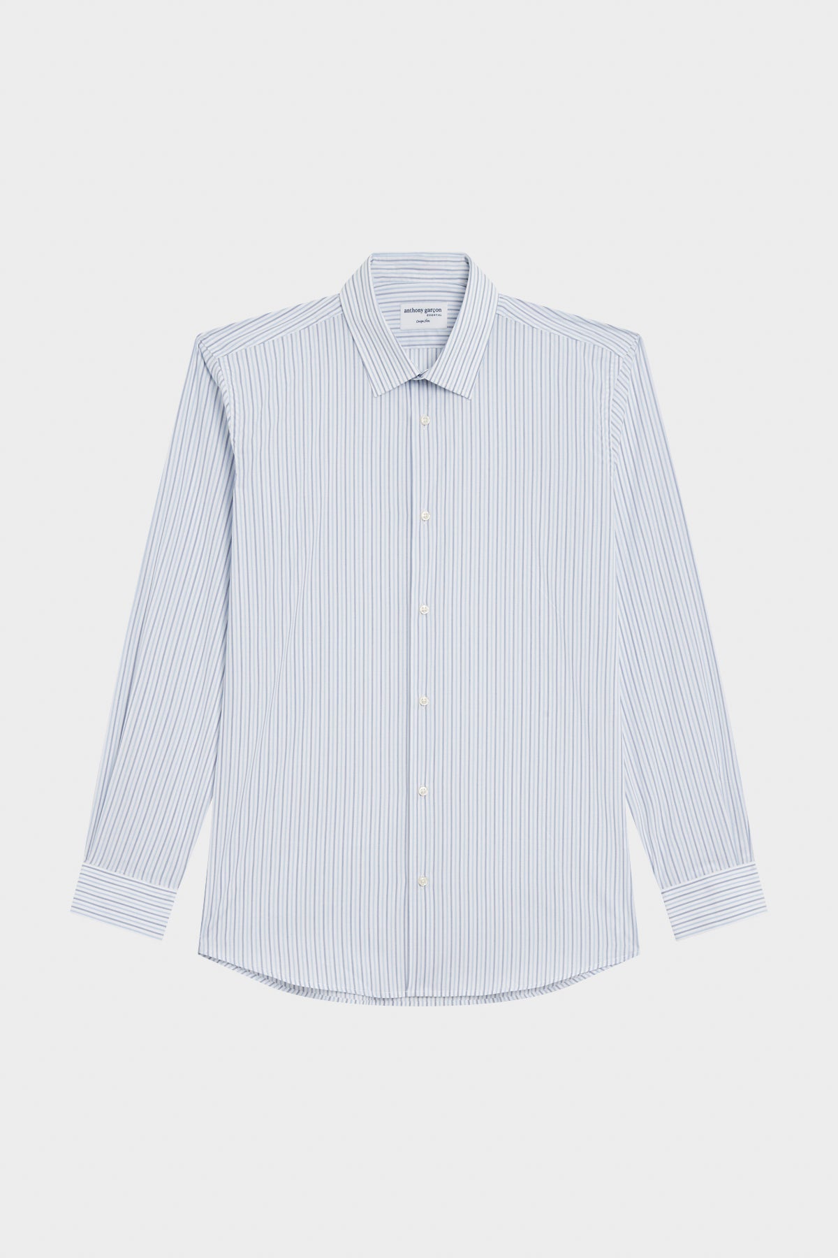 Chemise regular Volos col français en coton