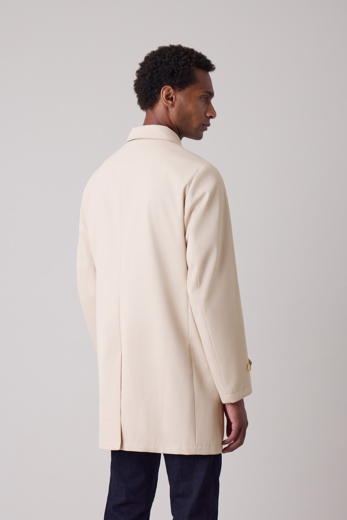 Trench droit boutonné Rubeus