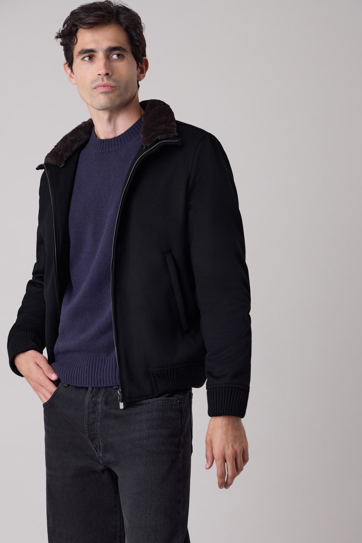 Bomber à col sherpa Tundra