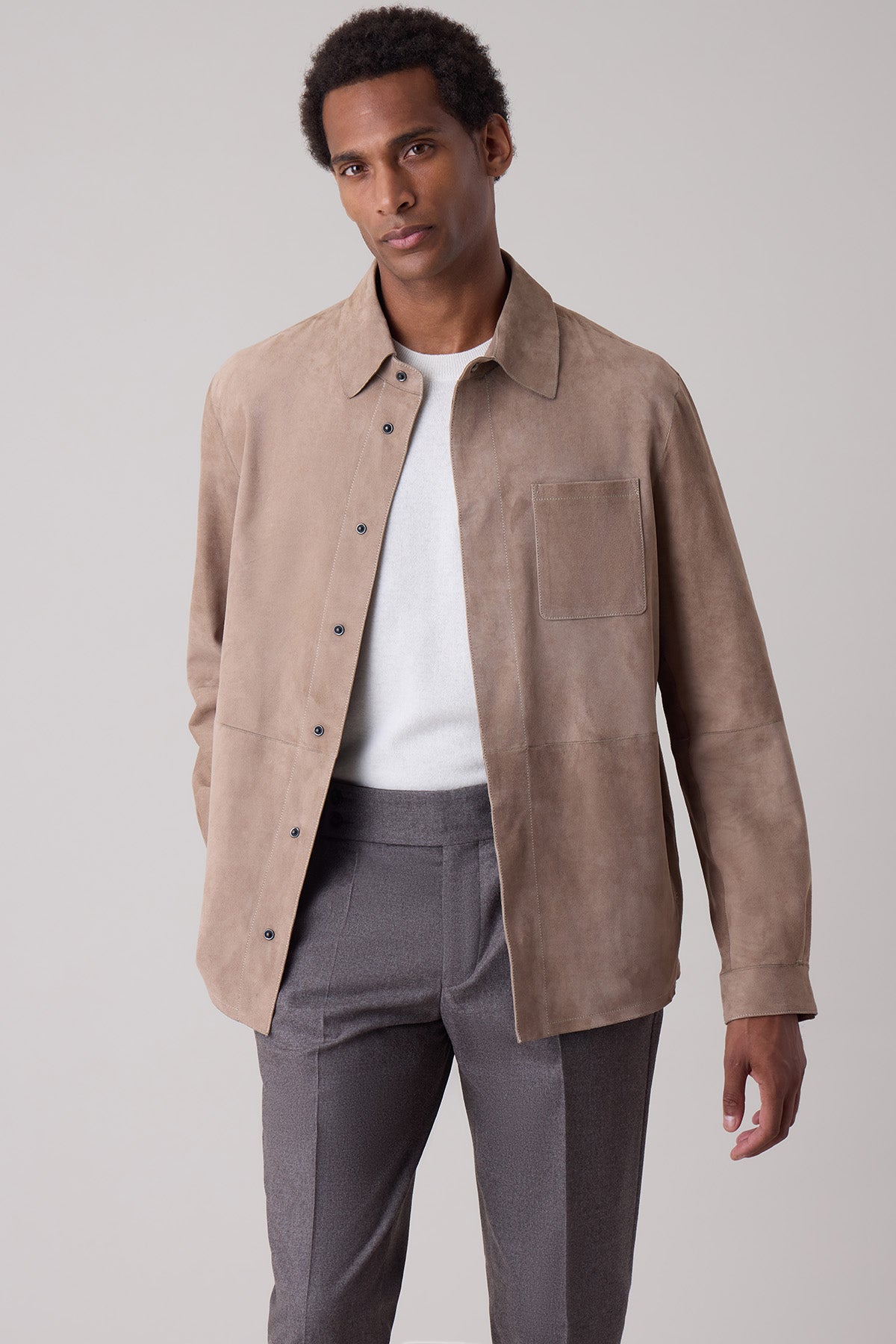 Surchemise Toledo en cuir d'agneau