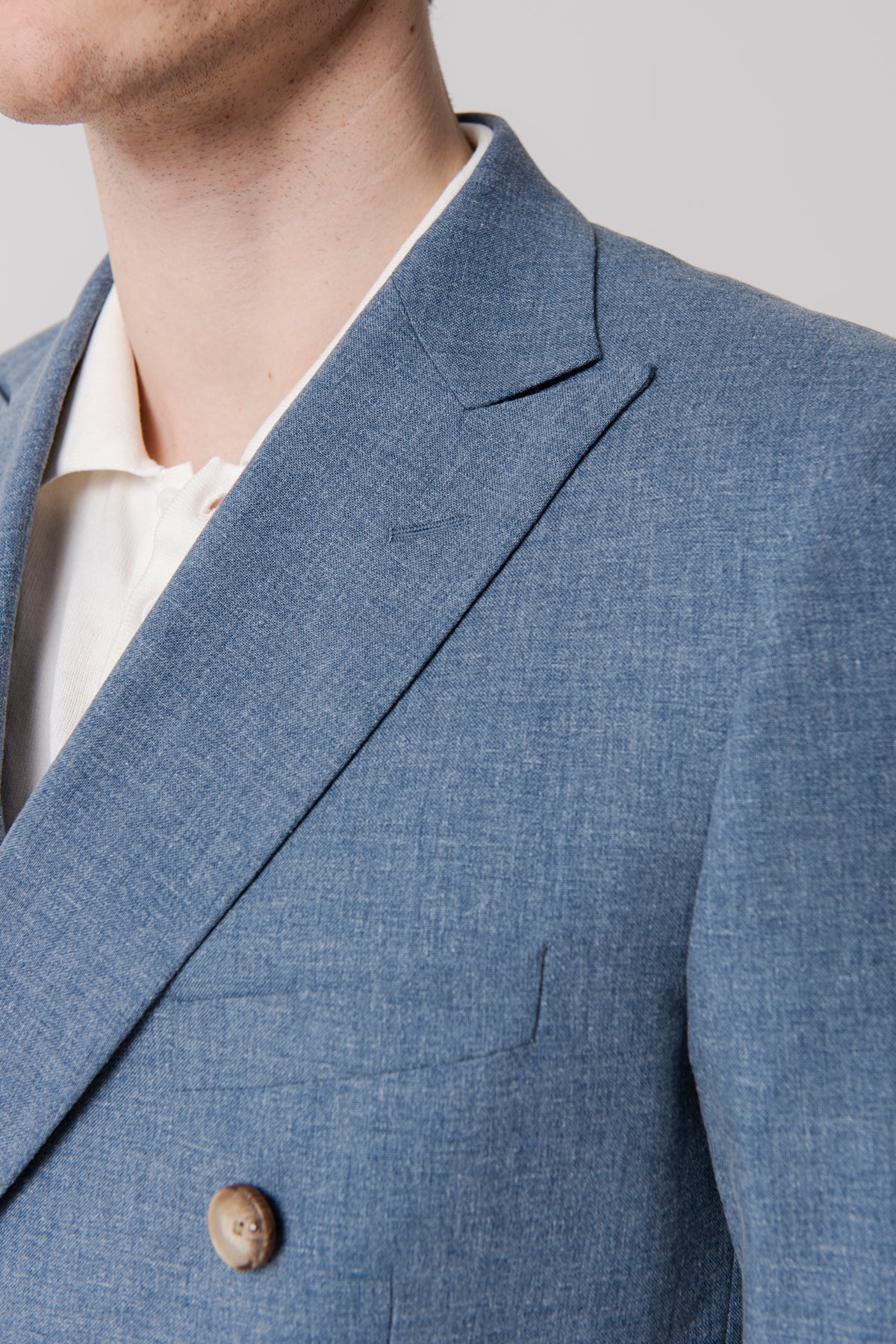 Costume croisé Oleron bleu