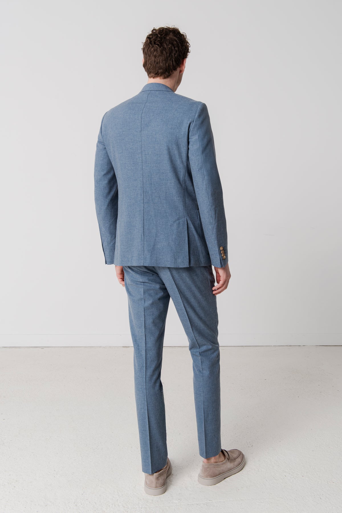 Costume croisé Oleron bleu