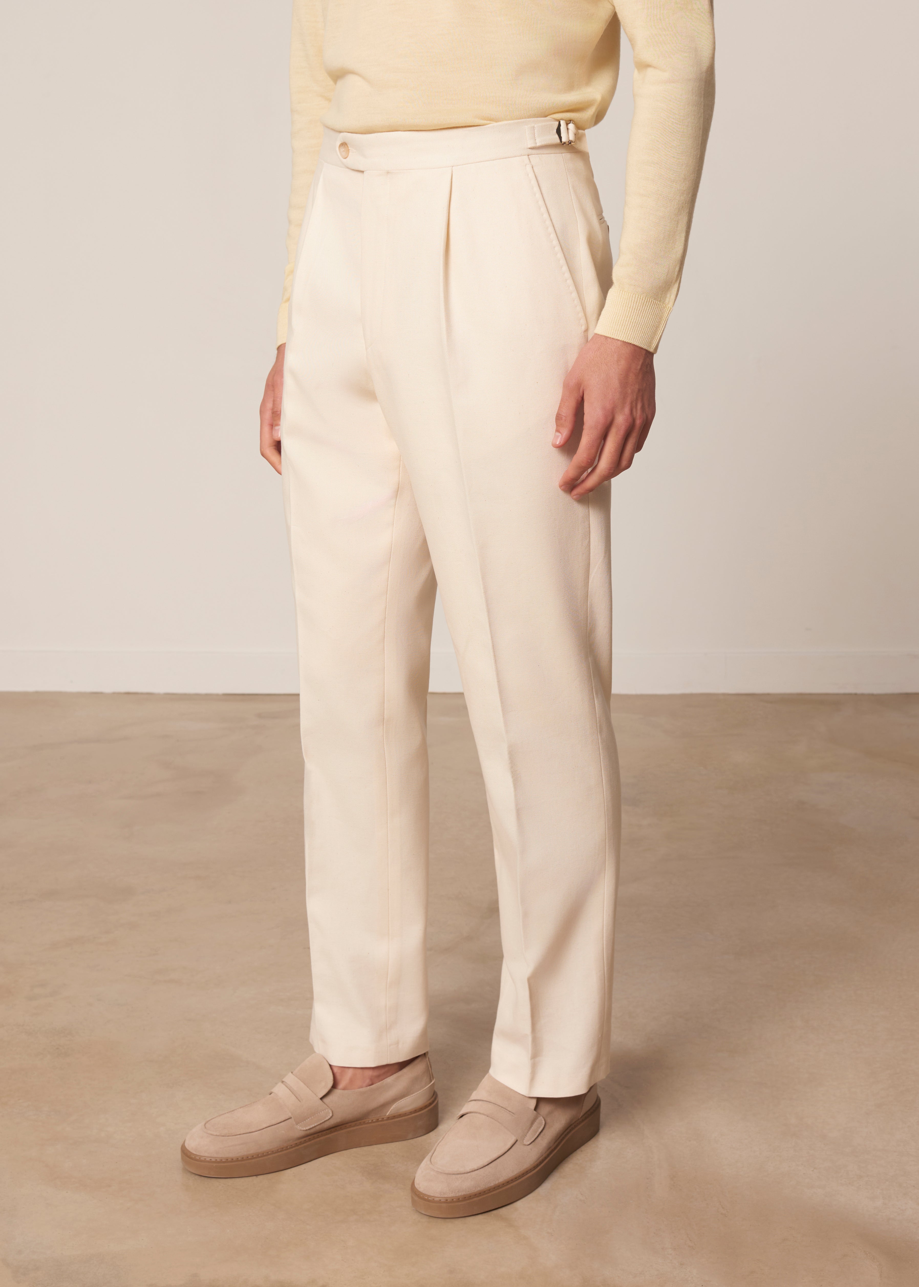 Pantalon droit Cristobal en coton