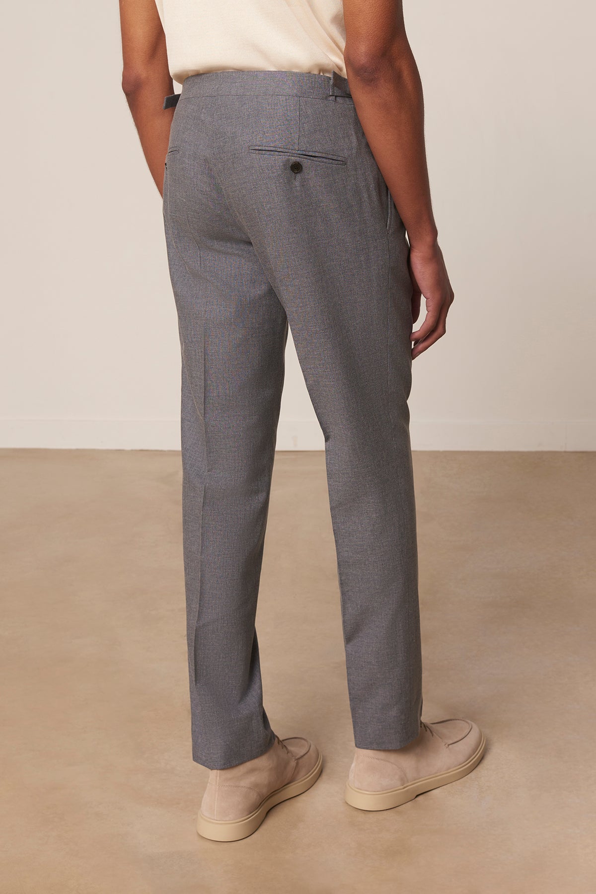 Costume droit Croisic en laine vierge coton et soie