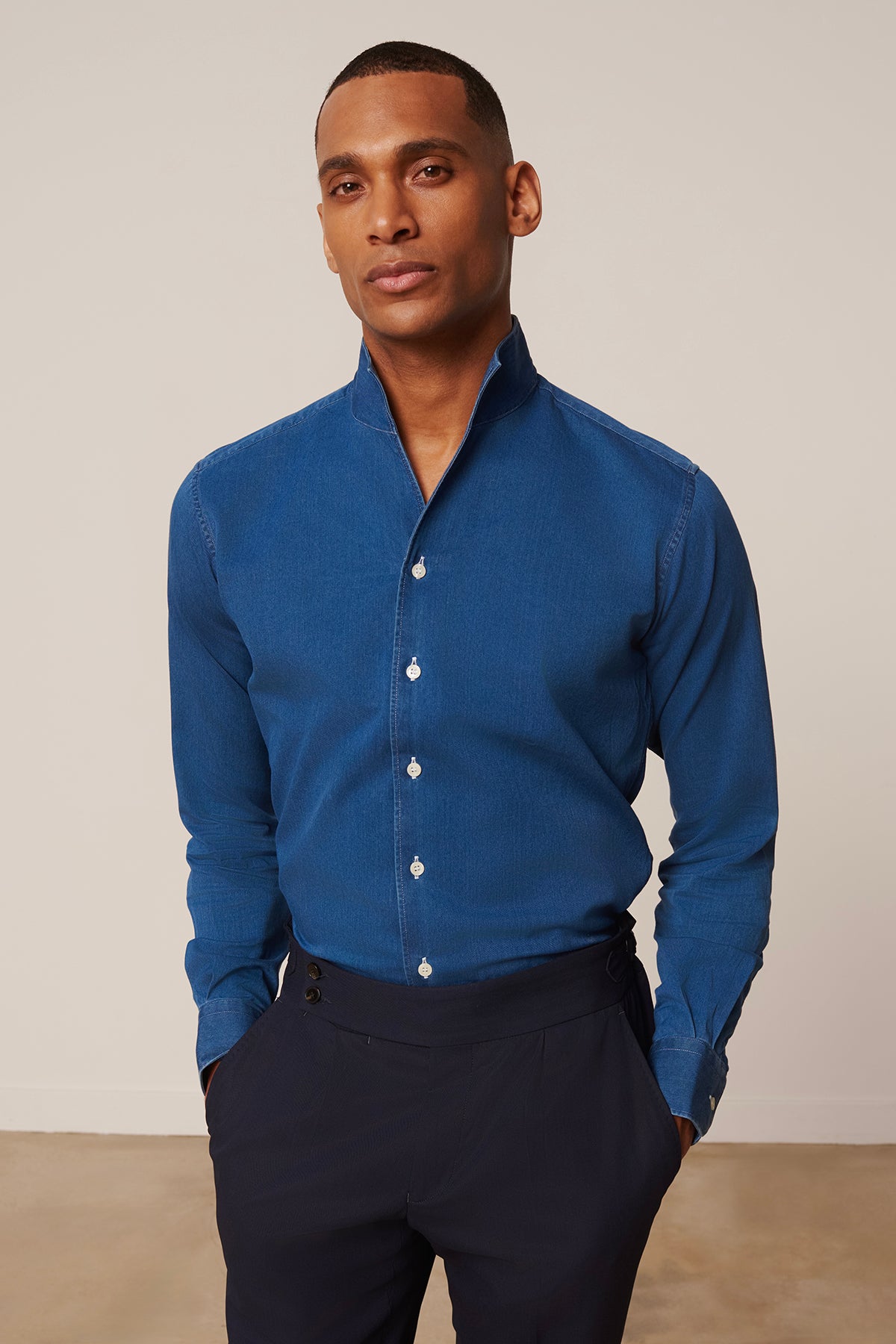 Chemise regular Nebraska col Indien