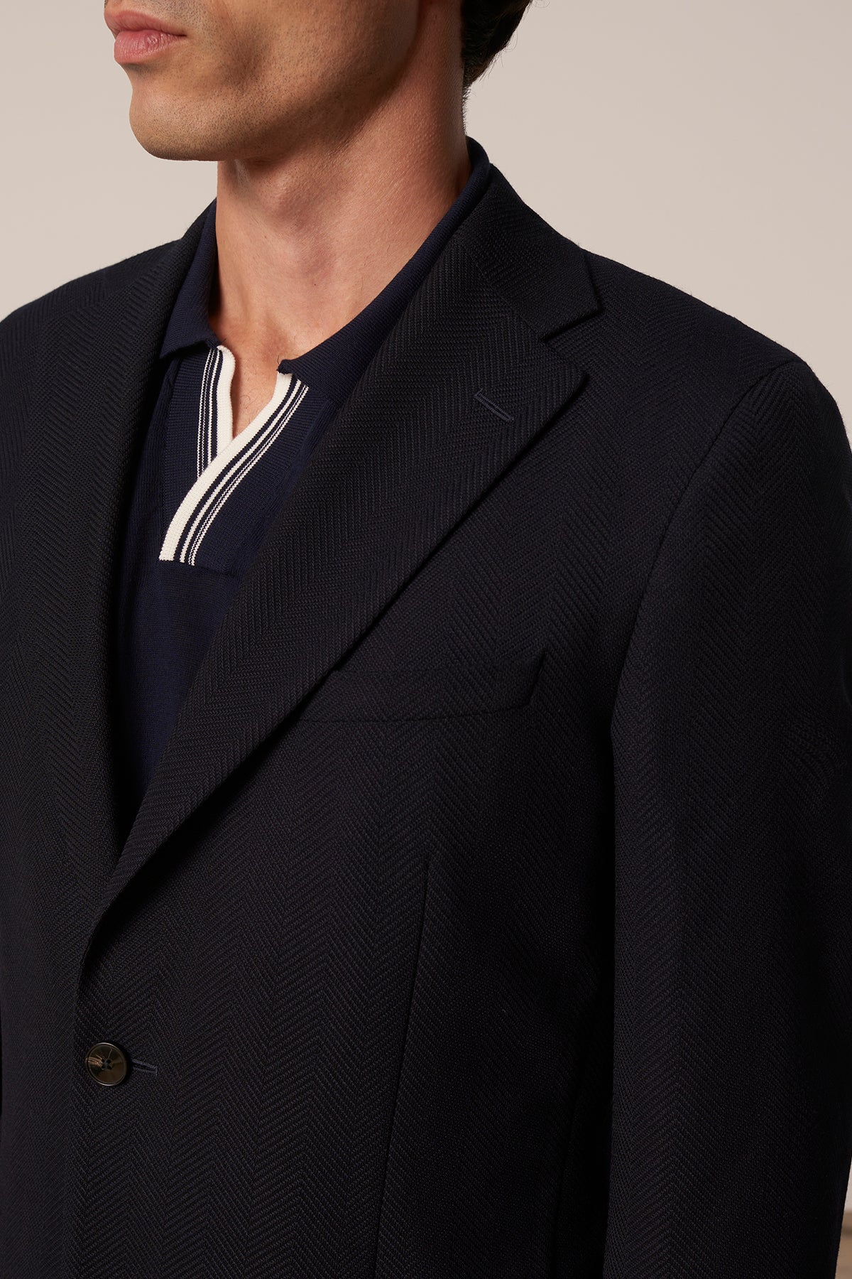 Veste blazer droite Goya en laine