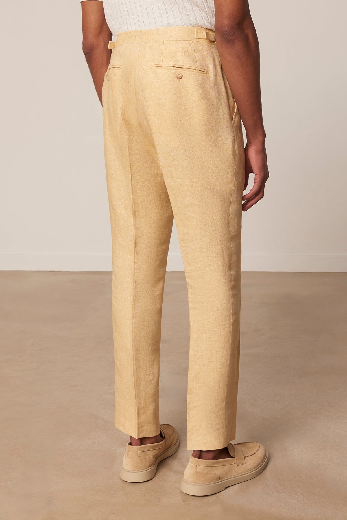 Costume droit Amarillo en lin