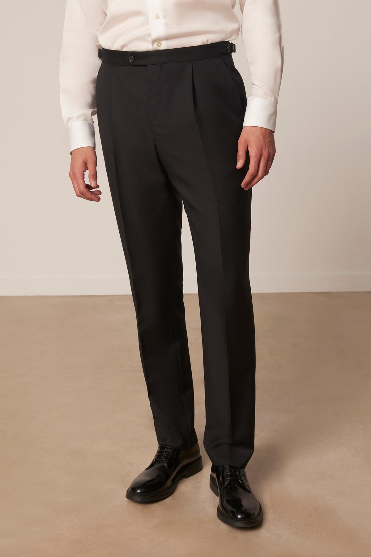 Costume croisé Black picture en laine vierge