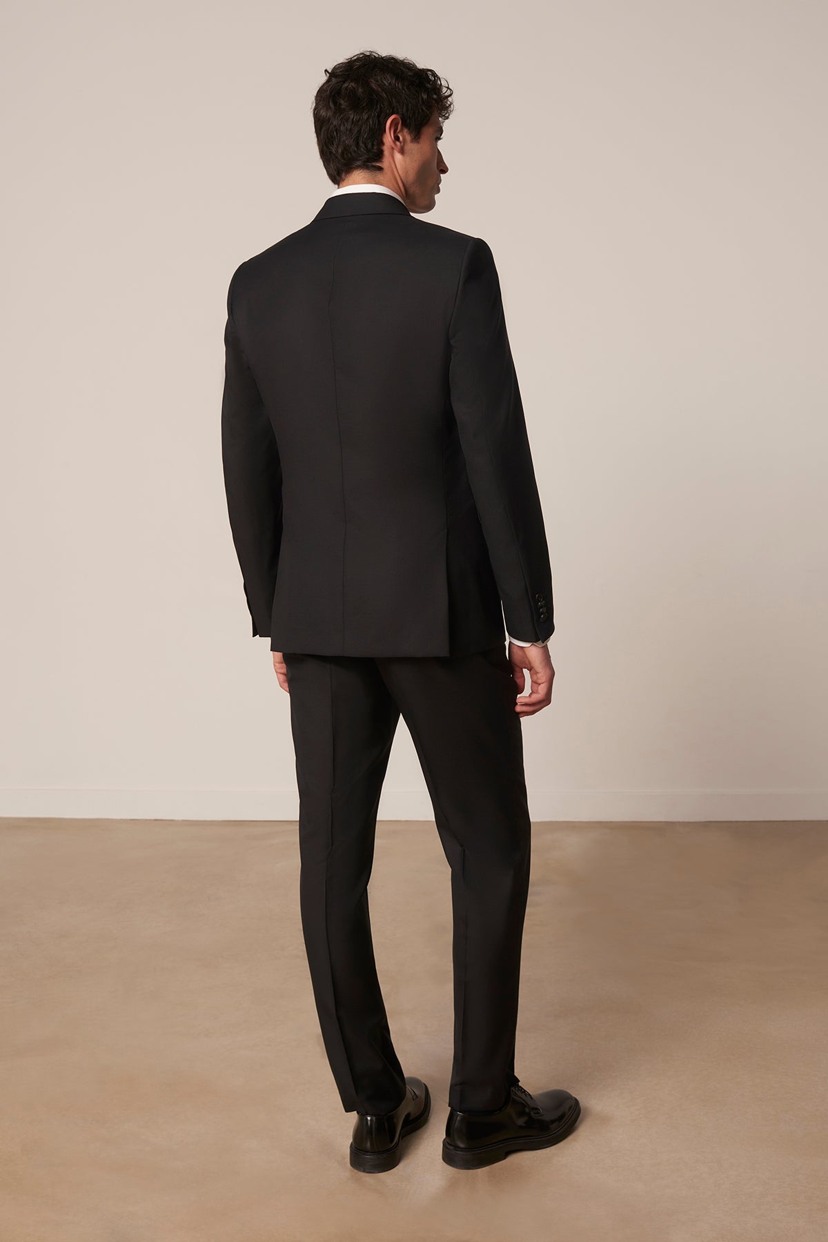 Costume croisé Black picture en laine vierge