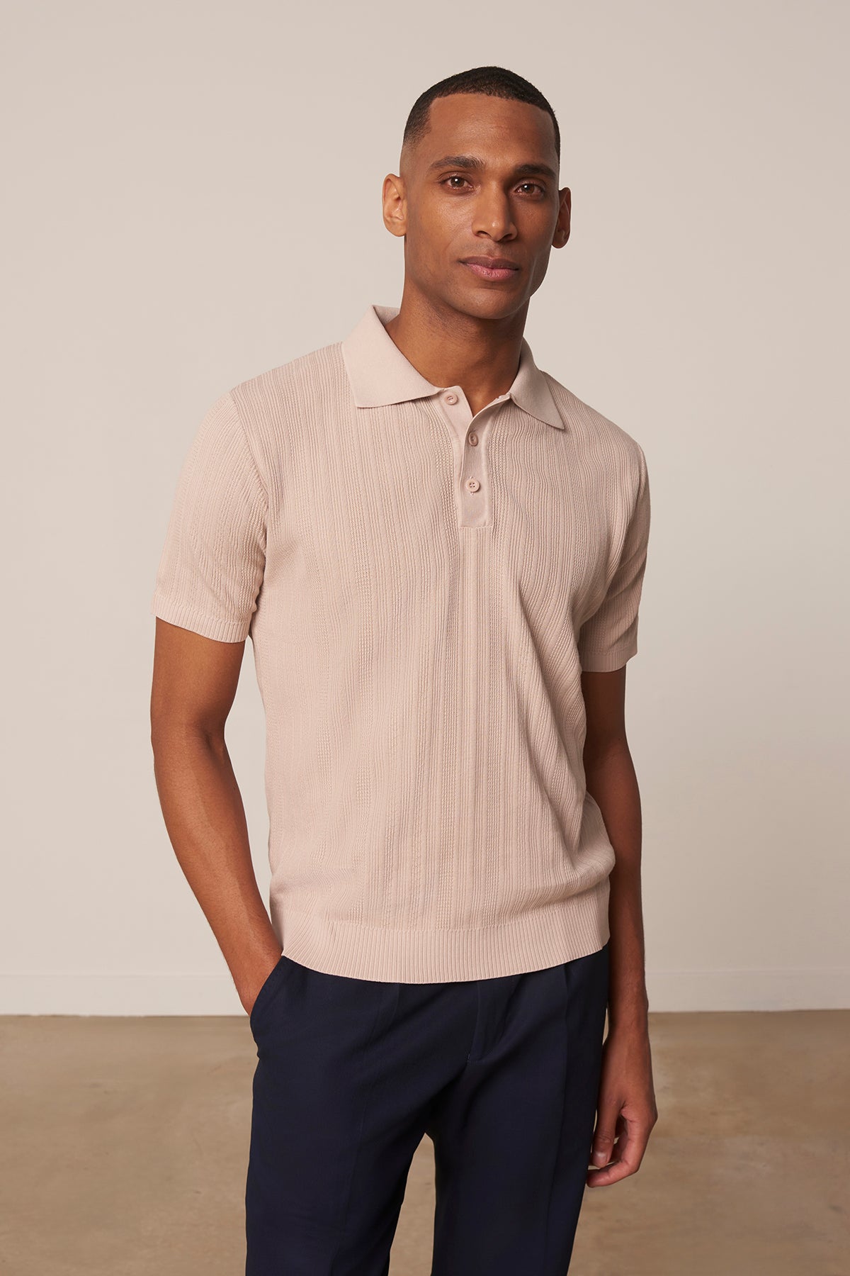 Polo Rodrigo en coton beige