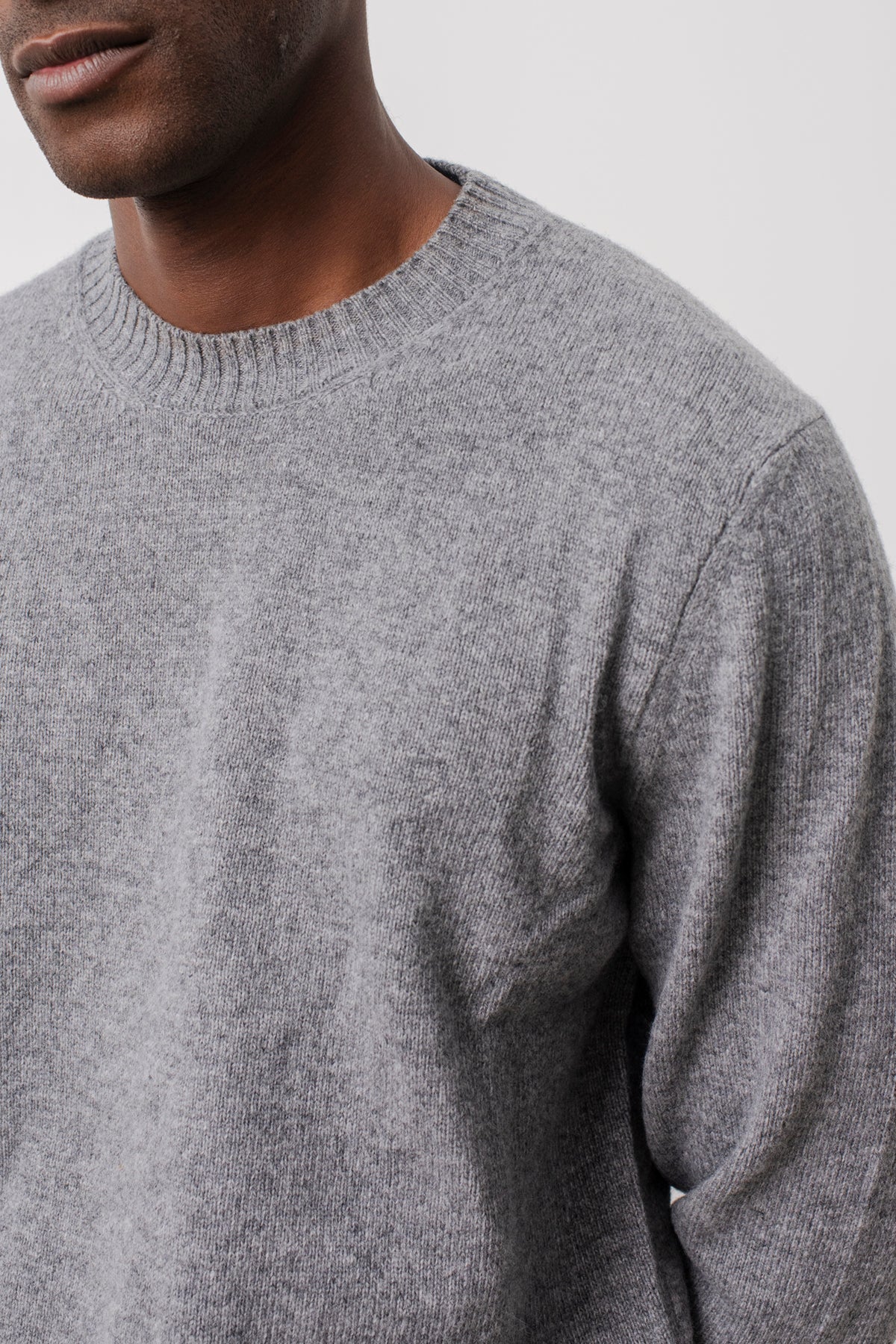 Pull col rond Scott en laine mérinos