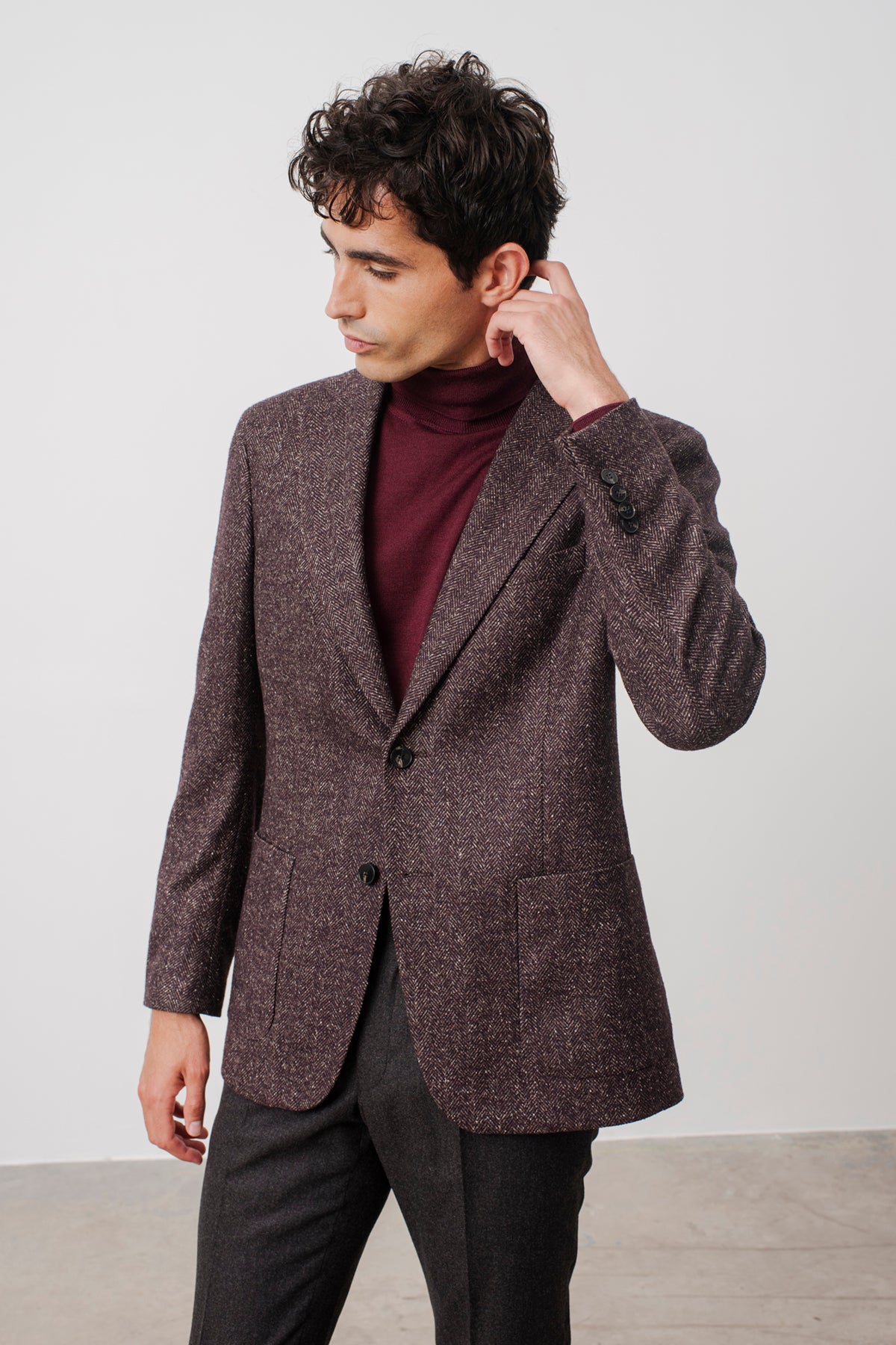 Veste Blazer Ringo à motif chevron