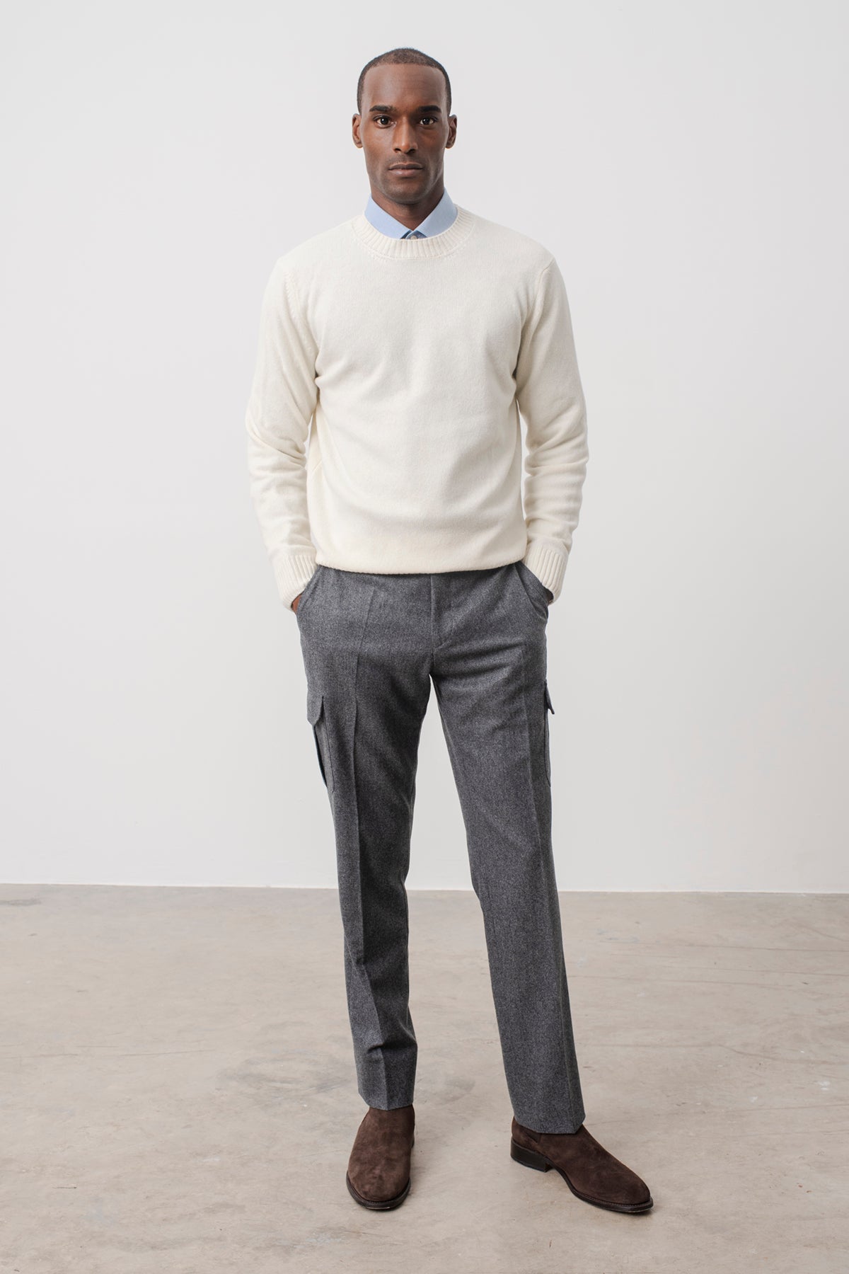 Pantalon Cargo Casper gris