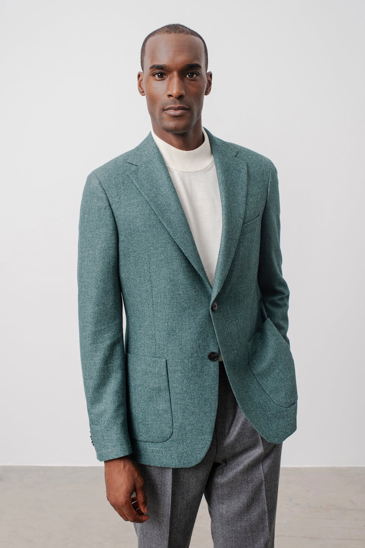 Veste Blazer Phoenix en laine vierge, coton et cachemire