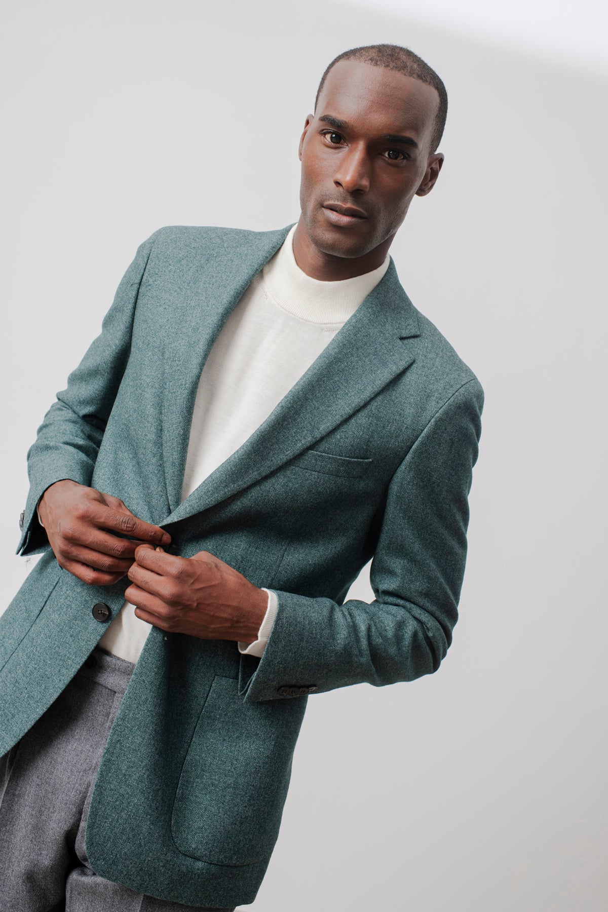 Veste Blazer Phoenix en laine vierge, coton et cachemire