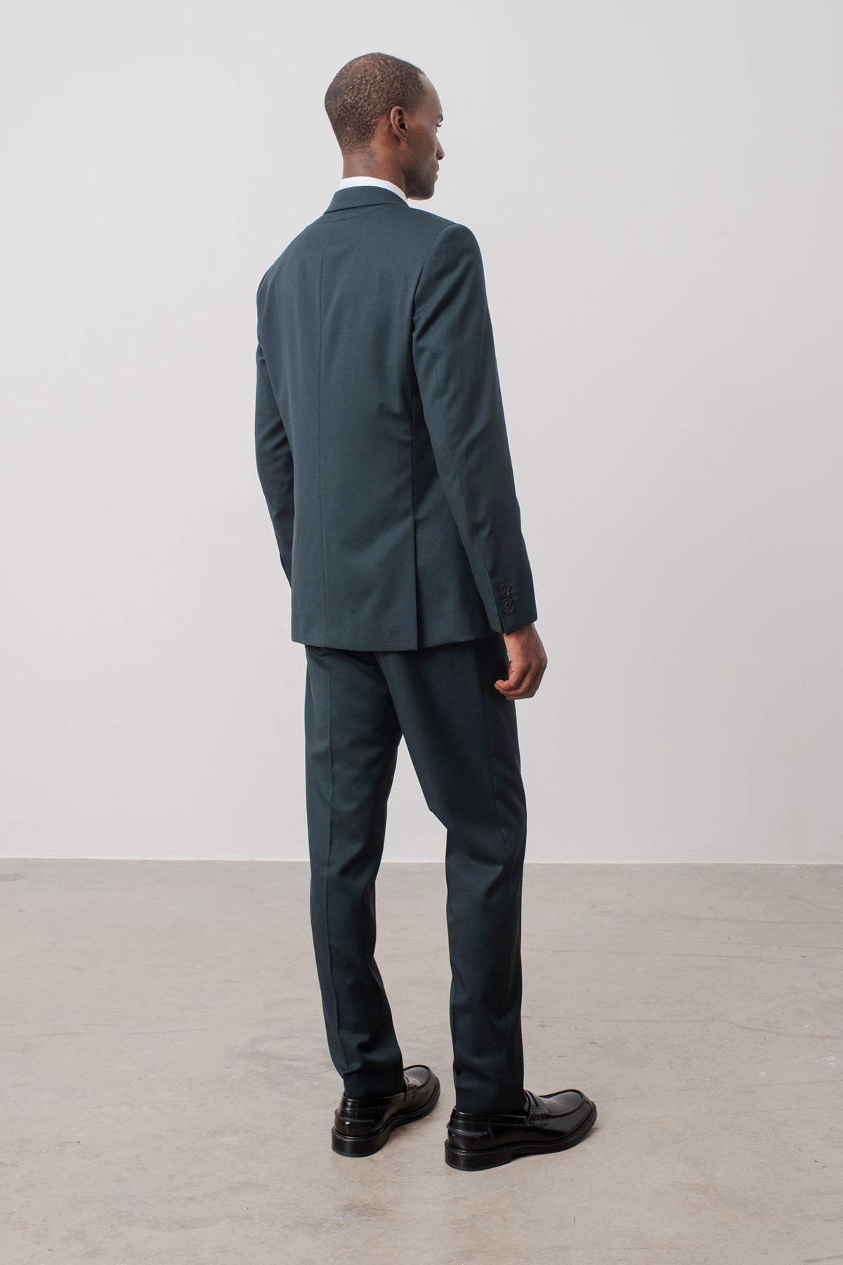 Costume croisé Collins en laine vierge