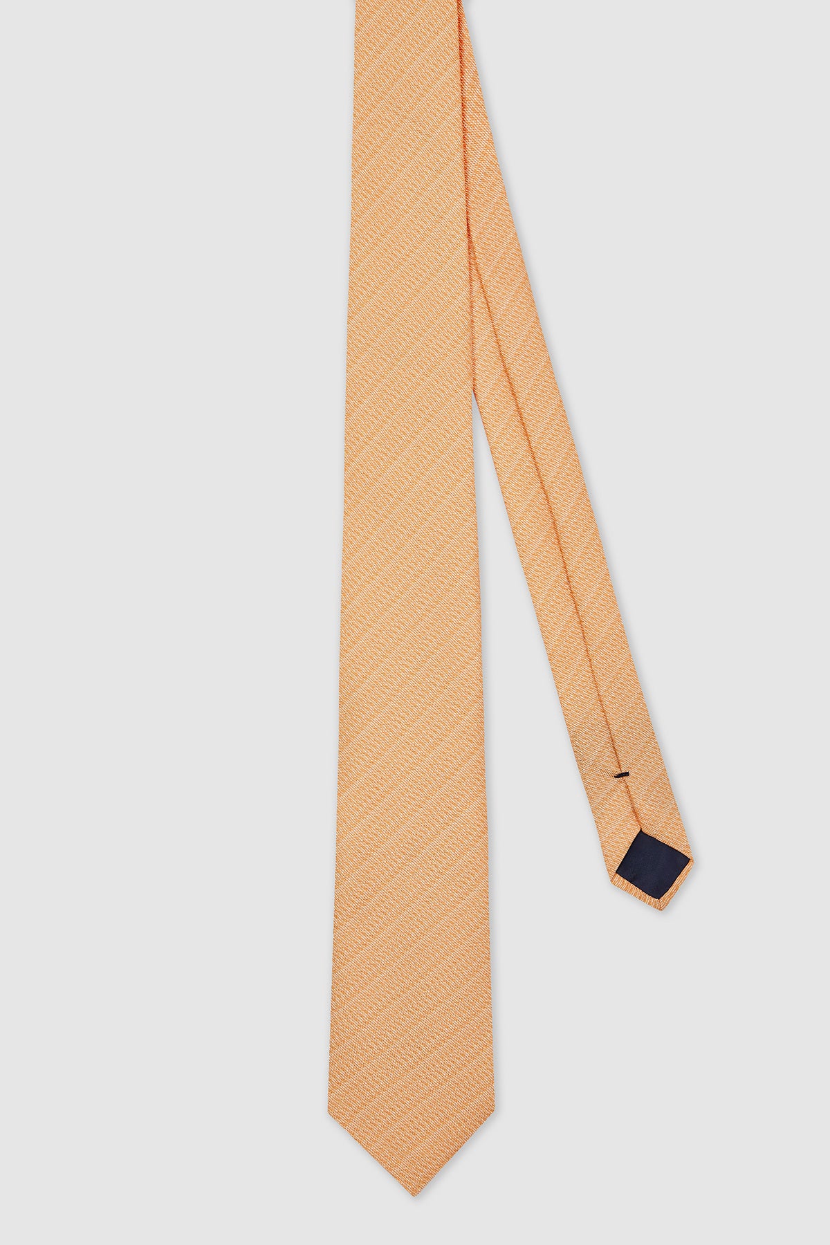 Cravate Delfino en laine orange