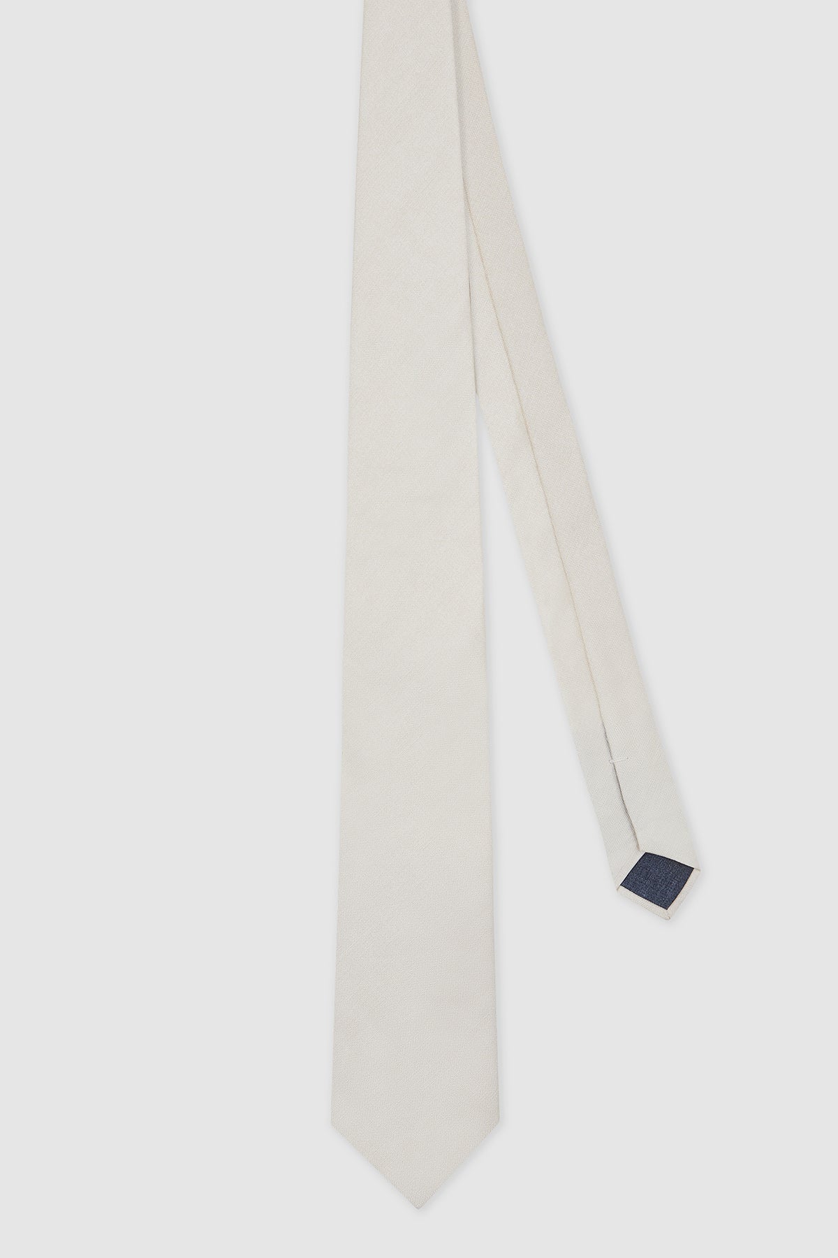 Cravate Turner en laine beige