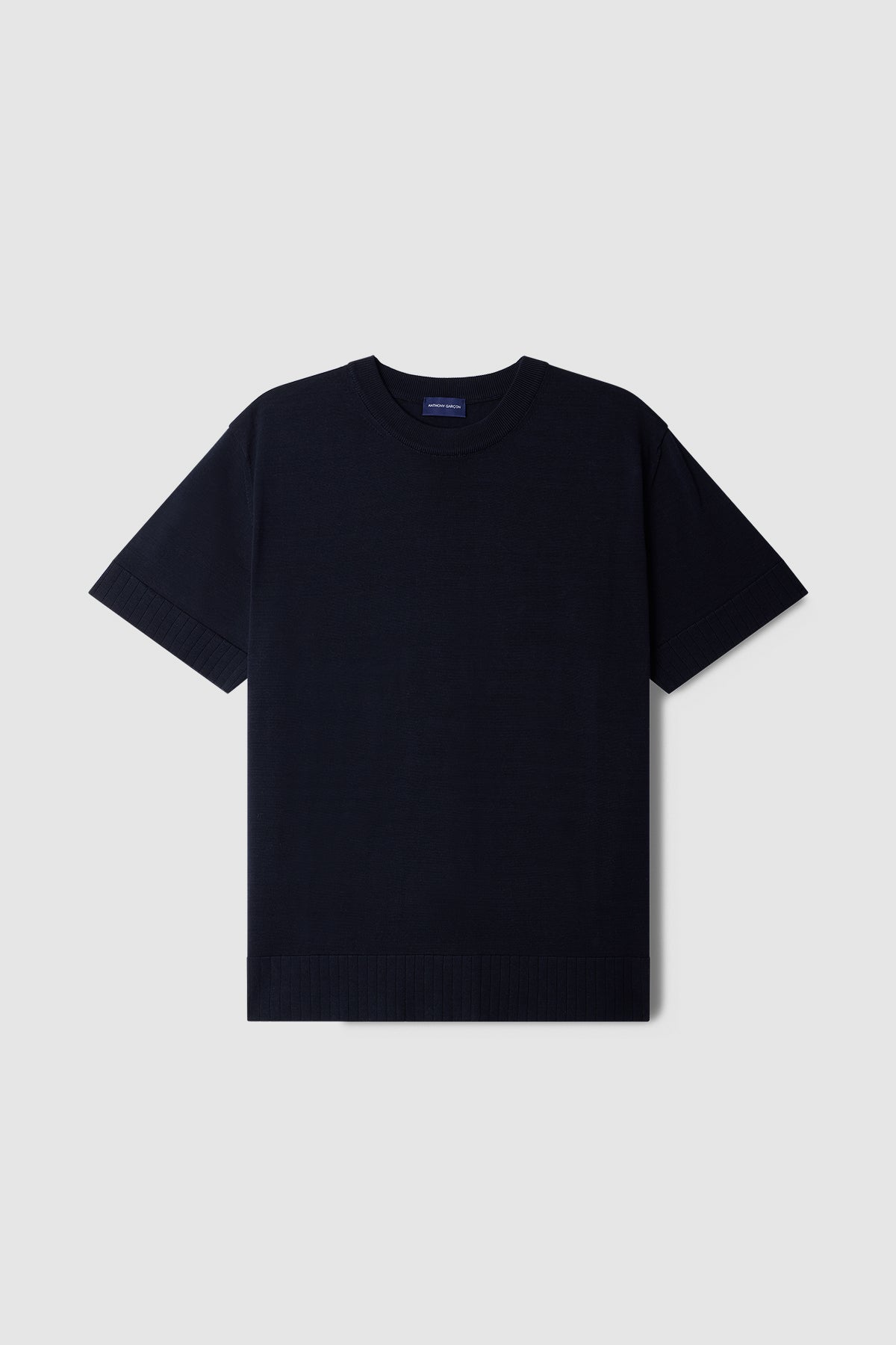 Carlo navy cotton t-shirt