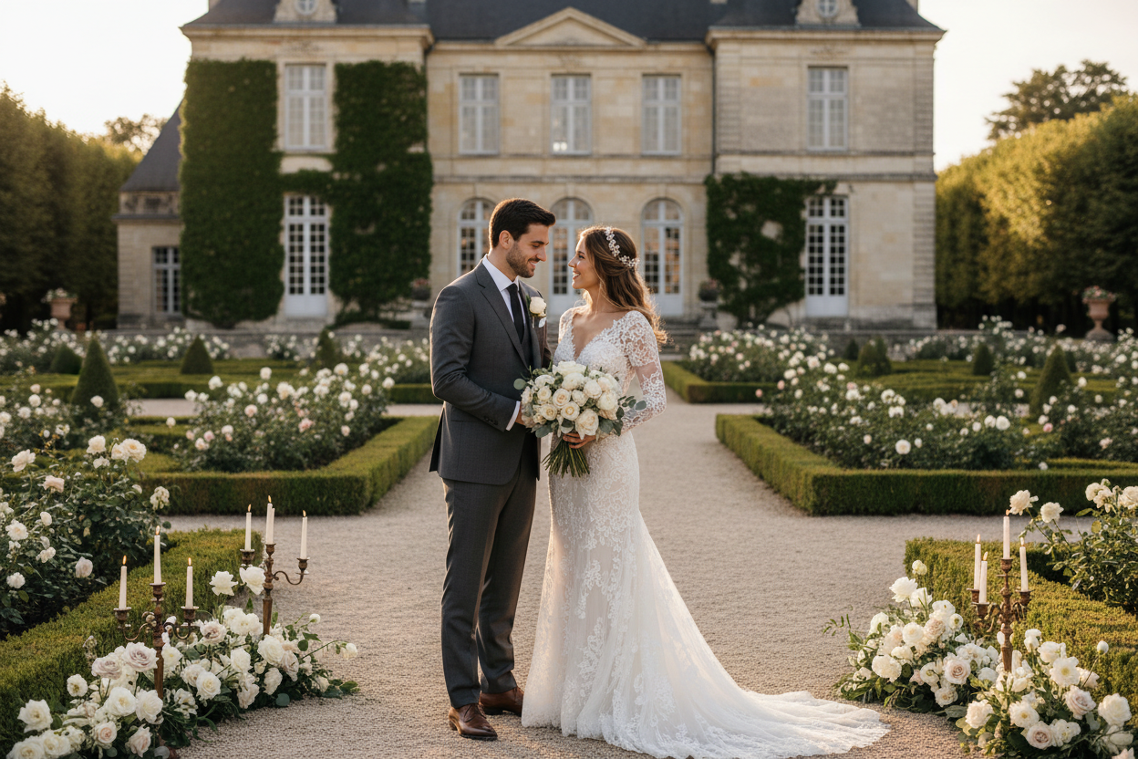 costume chic mariage