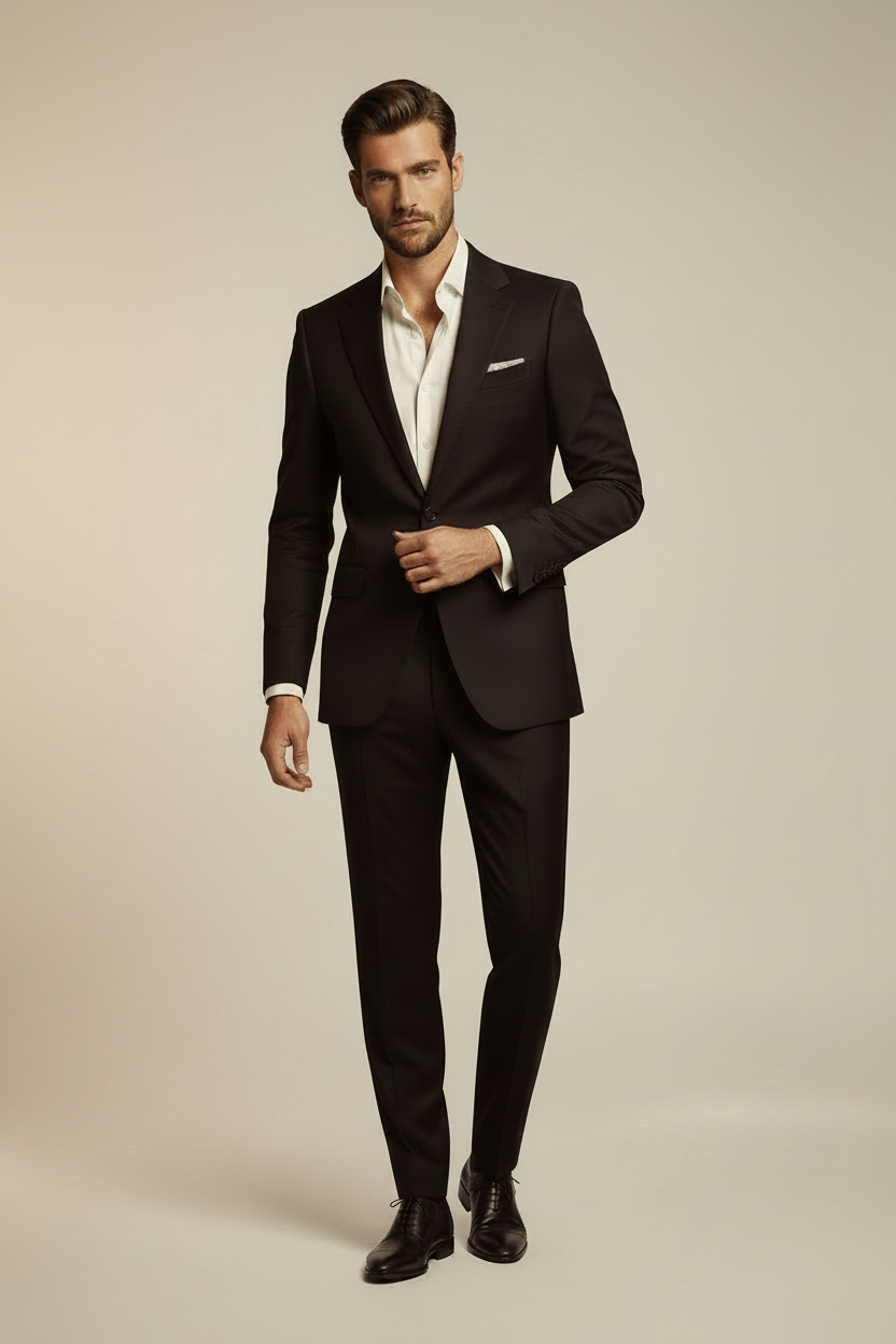 costume noir homme