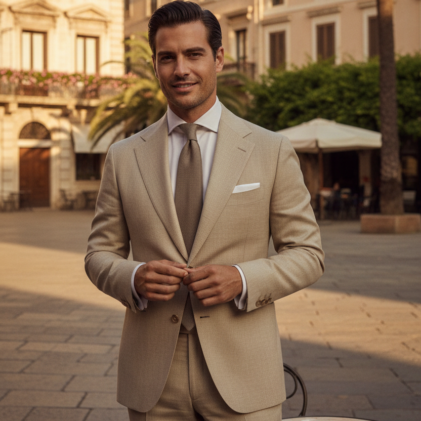 association costume homme pochette et cravate mariage