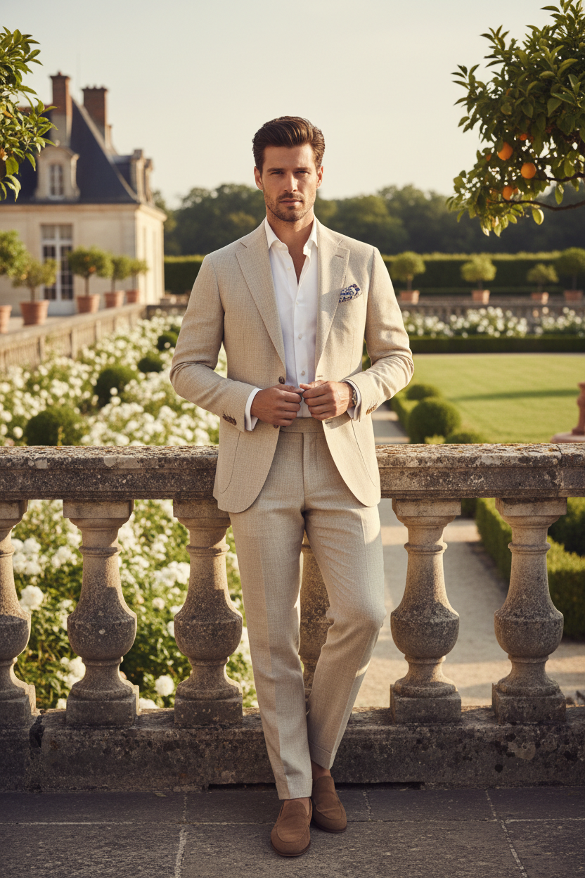 costume mariage homme été