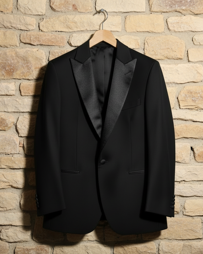 veste de smoking noir homme